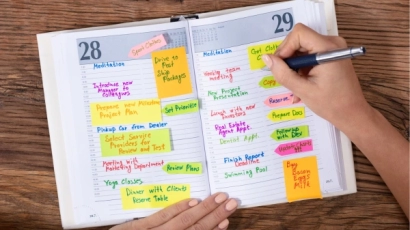 People with ADHD and autism may find it helpful to keep a planner in order to carry out executive functioning