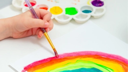Taste-safe paint for sensory play