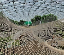 Manulife nets at Canopy Park, which is one of the kids' indoor playgrounds on this list.