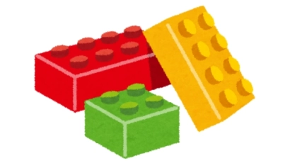 Lego bricks. This is an example of an icon that could be used in a work system, which is a key element of TEACCH.