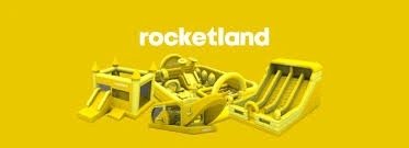 Rocketland bouncy castle set
