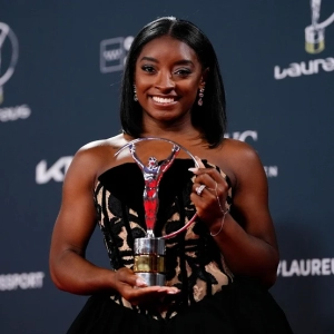 Simone Biles, one of the famous people with ADHD on this list