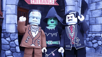 Some lifesized LEGO-themed monsters in LEGOLand, one of the spots for October family fun
